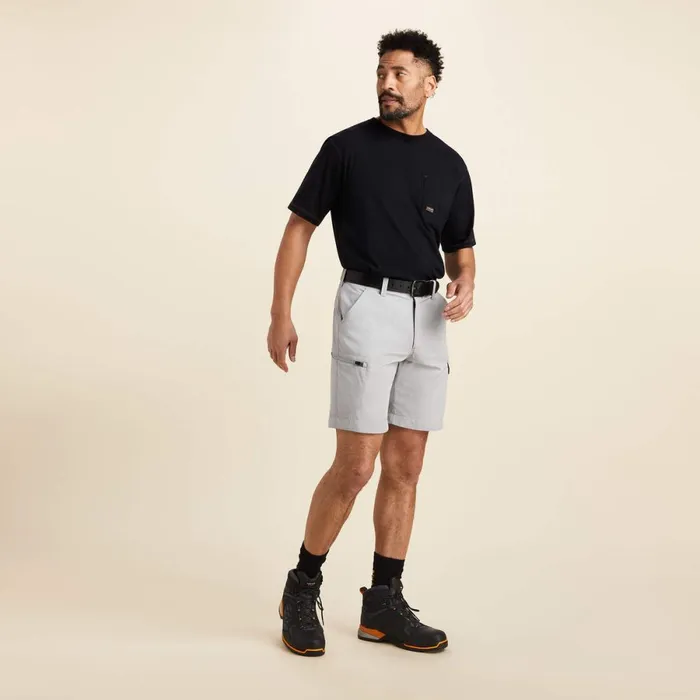 Rebar WorkFlow Ultralight Short Alloy Men Ariat Pants and Shorts Rebar WorkFlow Ultralight Short Alloy Men Ariat Pants and Shorts