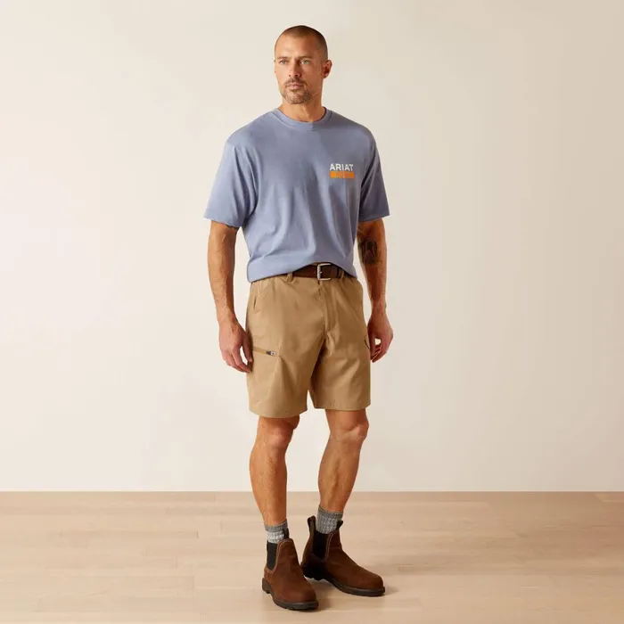 Rebar WorkFlow Ultralight Short Field Khaki Men Ariat Pants and Shorts Rebar WorkFlow Ultralight Short Field Khaki Men Ariat Pants and Shorts