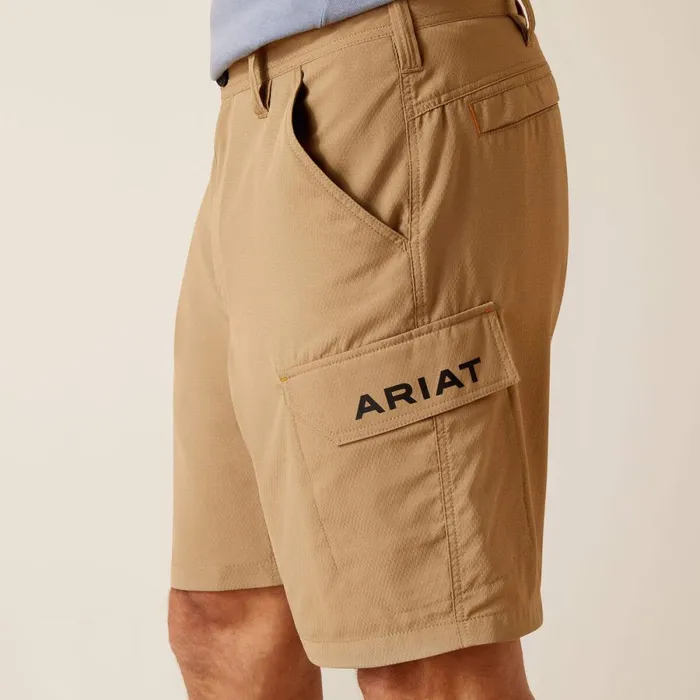 Rebar WorkFlow Ultralight Short Field Khaki Men Ariat Pants and Shorts Rebar WorkFlow Ultralight Short Field Khaki Men Ariat Pants and Shorts