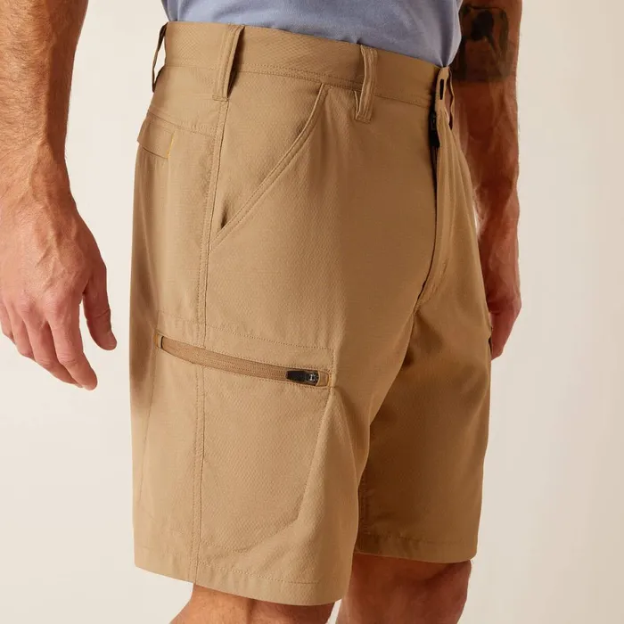 Rebar WorkFlow Ultralight Short Field Khaki Men Ariat Pants and Shorts Rebar WorkFlow Ultralight Short Field Khaki Men Ariat Pants and Shorts