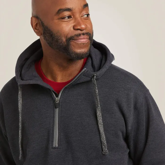 Rebar Workman 14 Zip Hoodie Charcoal Men Ariat Sweatshirts and Hoodies Rebar Workman 14 Zip Hoodie Charcoal Men Ariat Sweatshirts and Hoodies