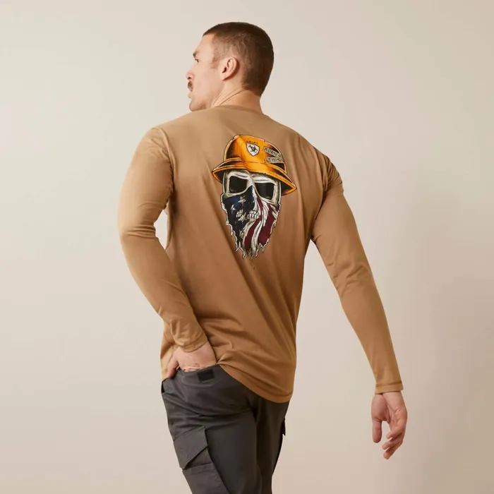 Rebar Workman Born For This Graphic TShirt Tiger039s Eye Men Ariat TShirts and Polos