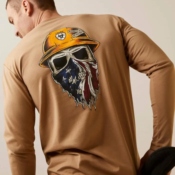 Rebar Workman Born For This Graphic TShirt Tiger039s Eye Men Ariat TShirts and Polos Rebar Workman Born For This Graphic TShirt Tiger039s Eye Men Ariat TShirts and Polos