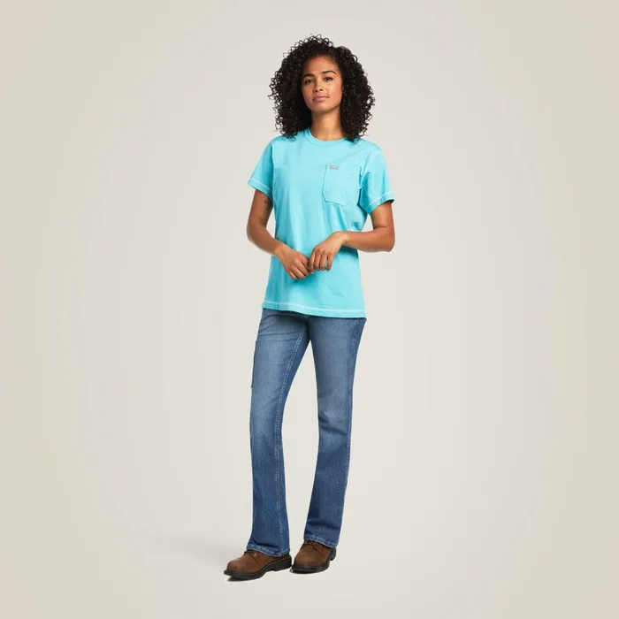 Rebar Workman Graphic Ariat Logo TShirt Meadowbrook Women Ariat TShirts and Tops Rebar Workman Graphic Ariat Logo TShirt Meadowbrook Women Ariat TShirts and Tops