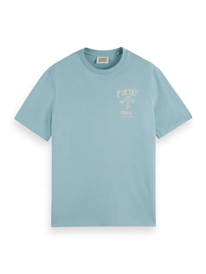 Regular Fit Front Chest Artwork Tshirt Swan Men Scotch and Soda TShirts and Polo Shirts Regular Fit Front Chest Artwork Tshirt Swan Men Scotch and Soda TShirts and Polo Shirts