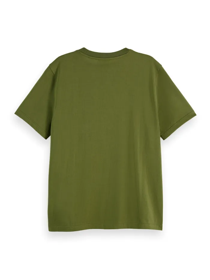 Regular Fit Tshirt With Small Chest Artwork Evening Black Women Scotch and Soda Tops and TShirts Regular Fit Tshirt With Small Chest Artwork Evening Black Women Scotch and Soda Tops and TShirts