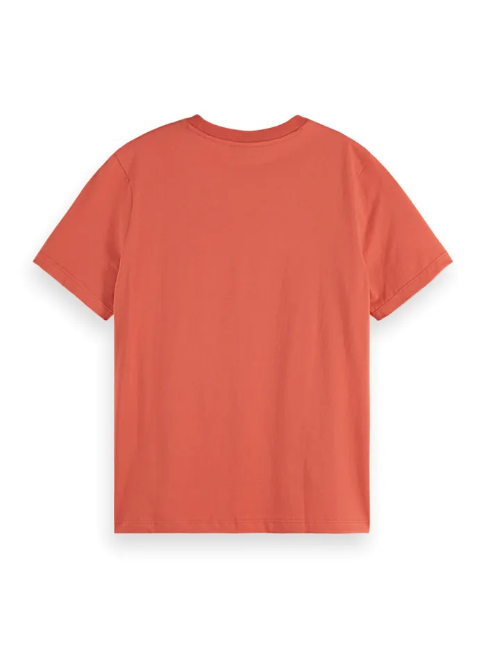 Regular Fit Tshirt With Small Chest Artwork Evening Black Women Scotch and Soda Tops and TShirts Regular Fit Tshirt With Small Chest Artwork Evening Black Women Scotch and Soda Tops and TShirts