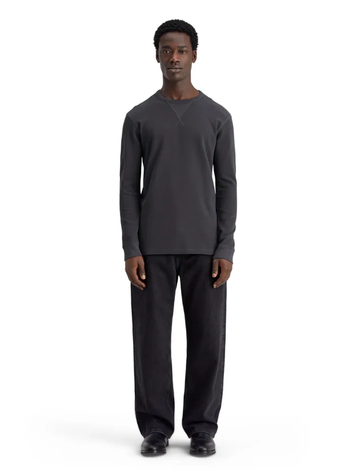 Regular Fit Waffle Tshirt Ls Moody Grey Men Scotch and Soda TShirts and Polo Shirts Regular Fit Waffle Tshirt Ls Moody Grey Men Scotch and Soda TShirts and Polo Shirts
