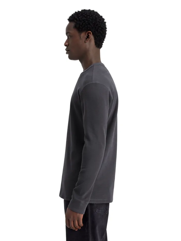 Regular Fit Waffle Tshirt Ls Moody Grey Men Scotch and Soda TShirts and Polo Shirts Regular Fit Waffle Tshirt Ls Moody Grey Men Scotch and Soda TShirts and Polo Shirts