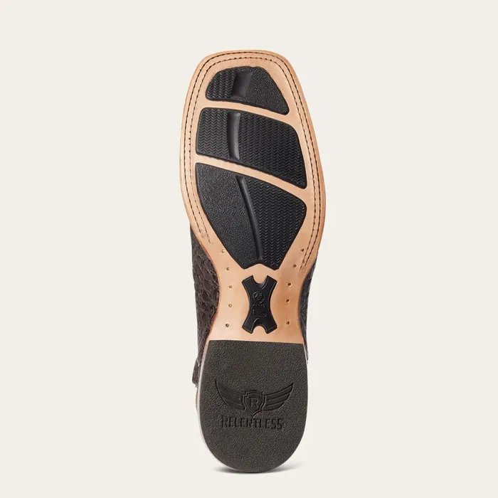 Relentless Denton Western Boot Chocolate Caiman Belly Men Ariat Western Boots Relentless Denton Western Boot Chocolate Caiman Belly Men Ariat Western Boots