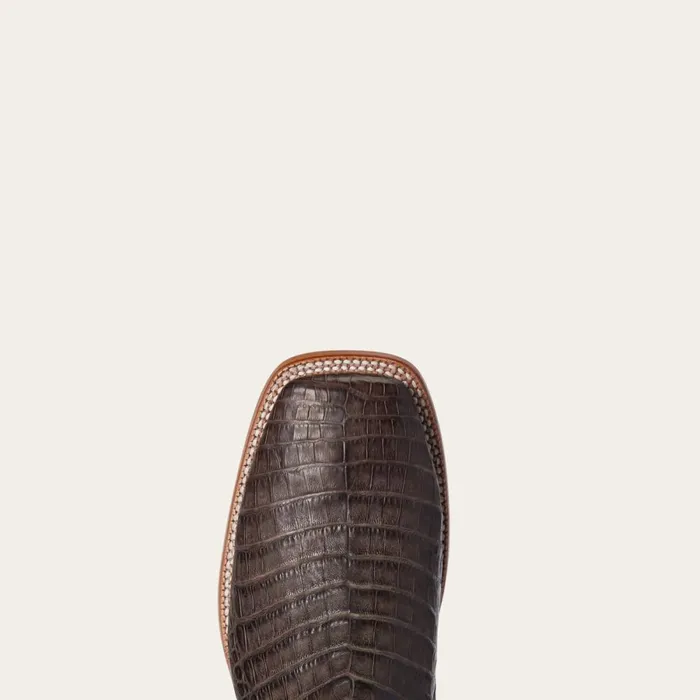Relentless Denton Western Boot Chocolate Caiman Belly Men Ariat Western Boots Relentless Denton Western Boot Chocolate Caiman Belly Men Ariat Western Boots