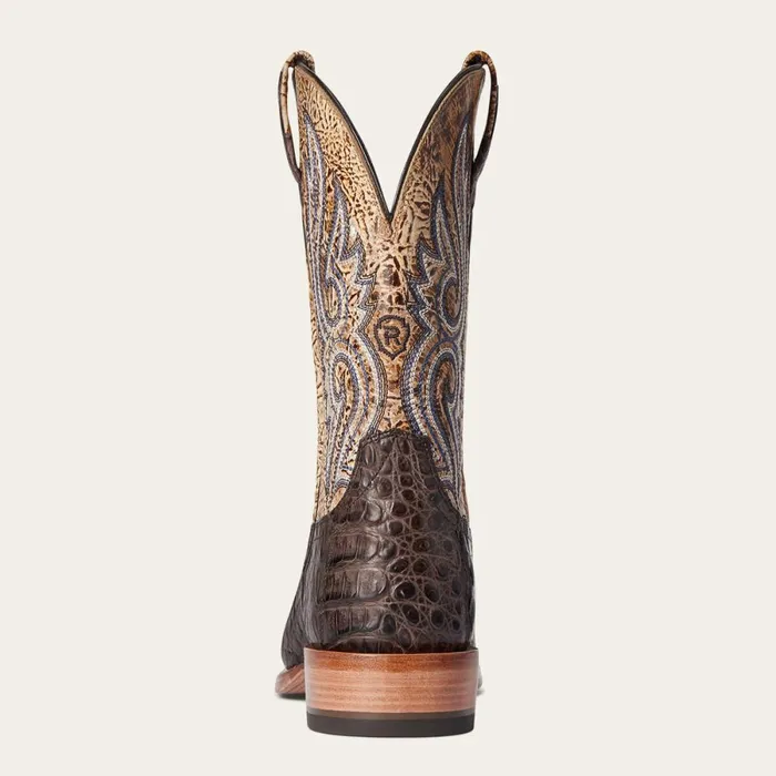 Relentless Denton Western Boot Chocolate Caiman Belly Men Ariat Western Boots Relentless Denton Western Boot Chocolate Caiman Belly Men Ariat Western Boots