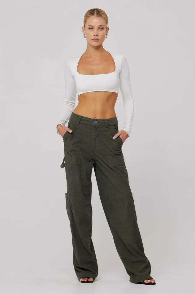 RESA Basics Elsa Cargo Pant In Pine 8211 Women