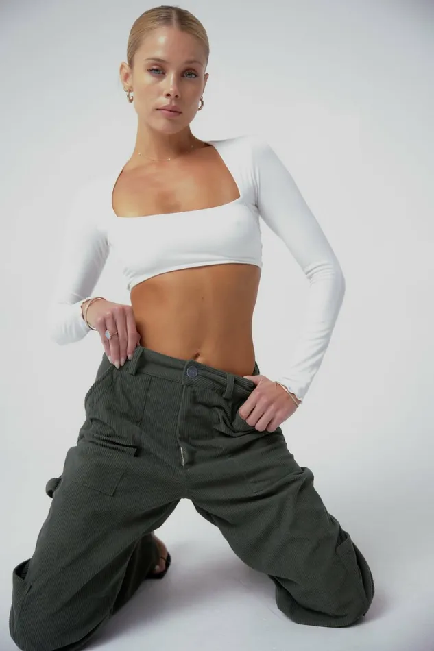 RESA Basics Elsa Cargo Pant In Pine 8211 Women