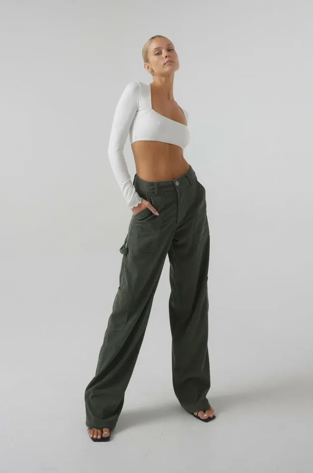 RESA Basics Elsa Cargo Pant In Pine 8211 Women