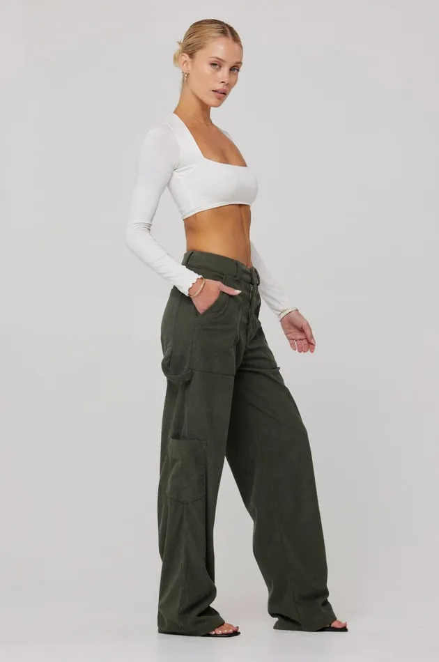 RESA Basics Elsa Cargo Pant In Pine 8211 Women
