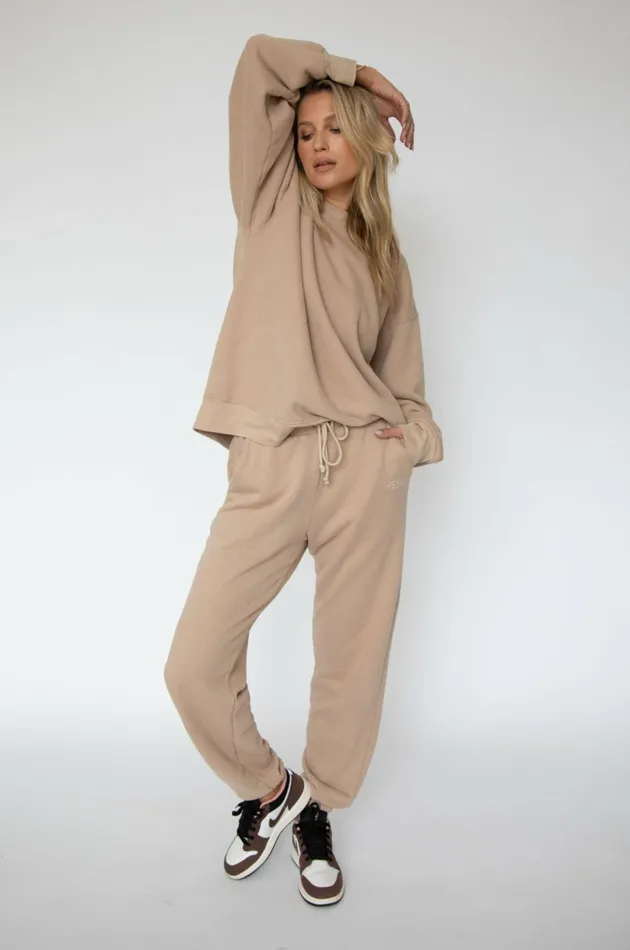 RESA Lounge Bodhi Sweatpants In Sand 8211 Women