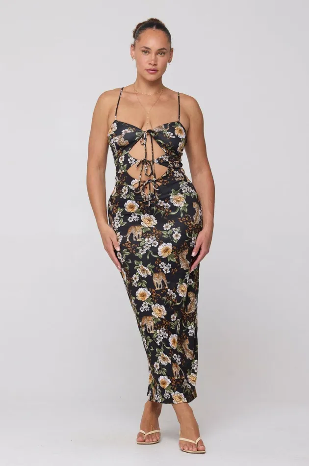 RESA Midi Dress Summer Midi In Tropic 8211 Women