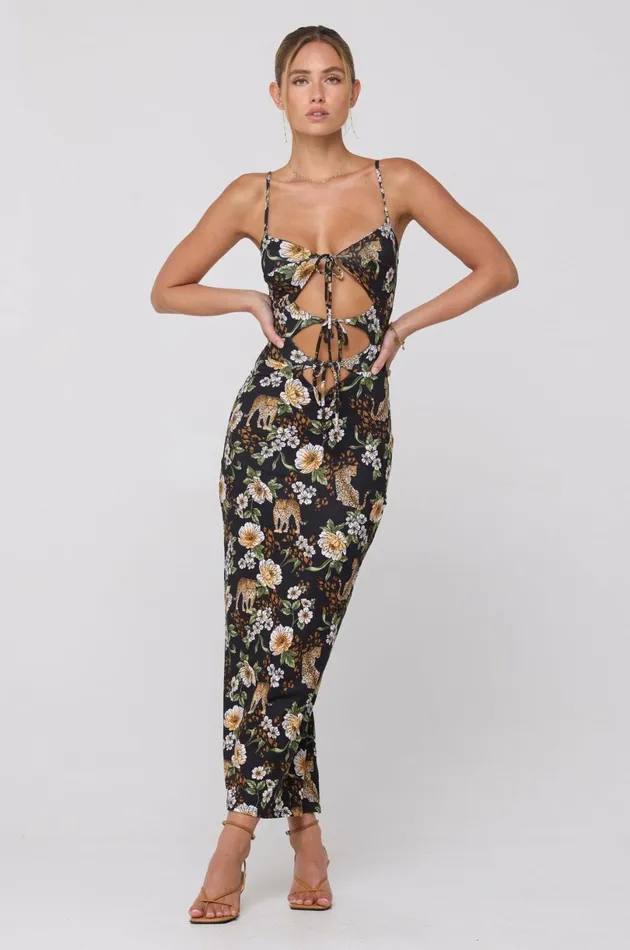 RESA Midi Dress Summer Midi In Tropic 8211 Women