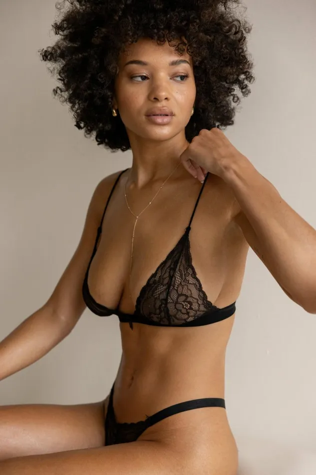 RESA Tops Candace Bralette In Black 8211 Women