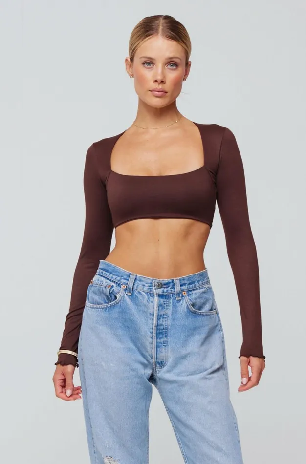 RESA Tops Emily Top In Chocolate 8211 Women