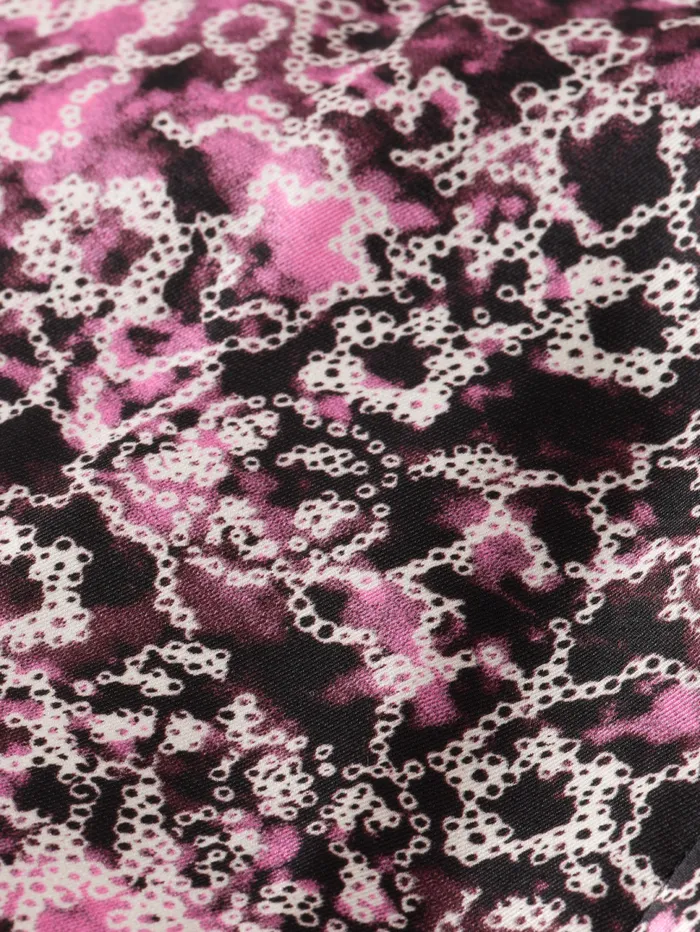 REVERSIBLE BOMBER Shibori Floral Pink Women Scotch and Soda Jackets and Coats REVERSIBLE BOMBER Shibori Floral Pink Women Scotch and Soda Jackets and Coats
