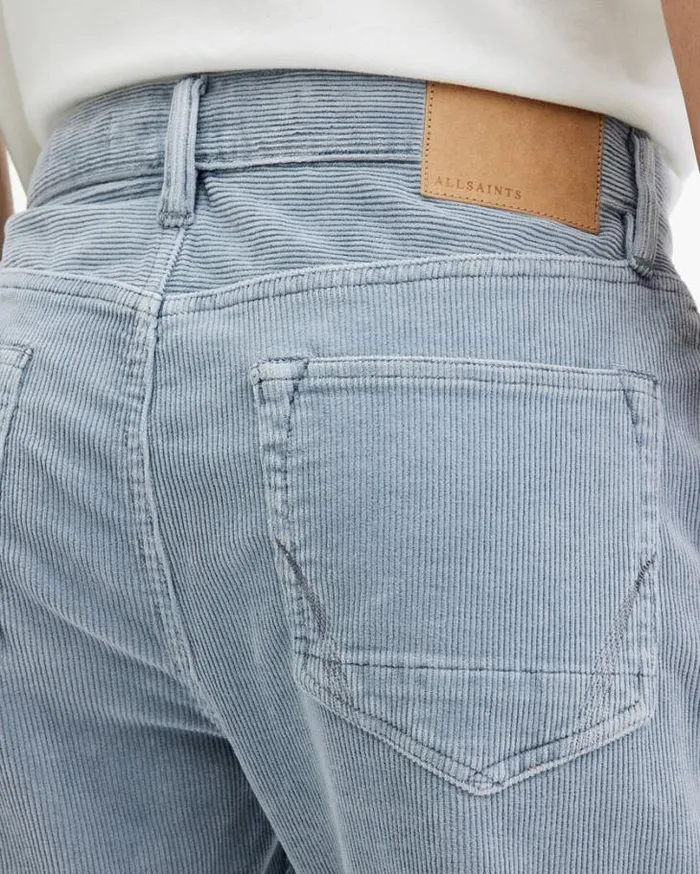 Rex Slim Fit Corduroy Jeans Dusty Blue Men AllSaints Jeans