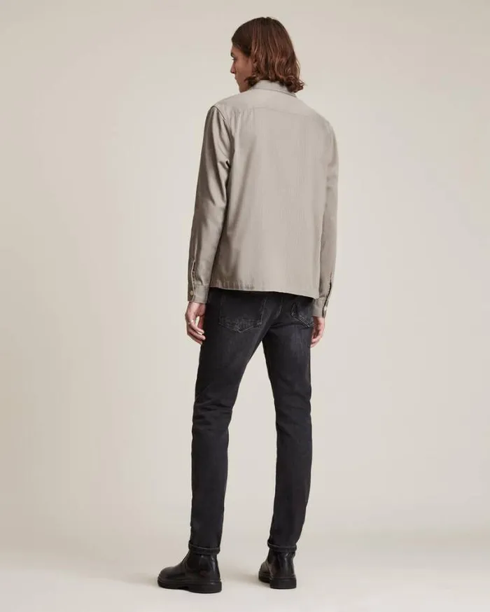Rex Slim Jeans Washed Black Men AllSaints Pants