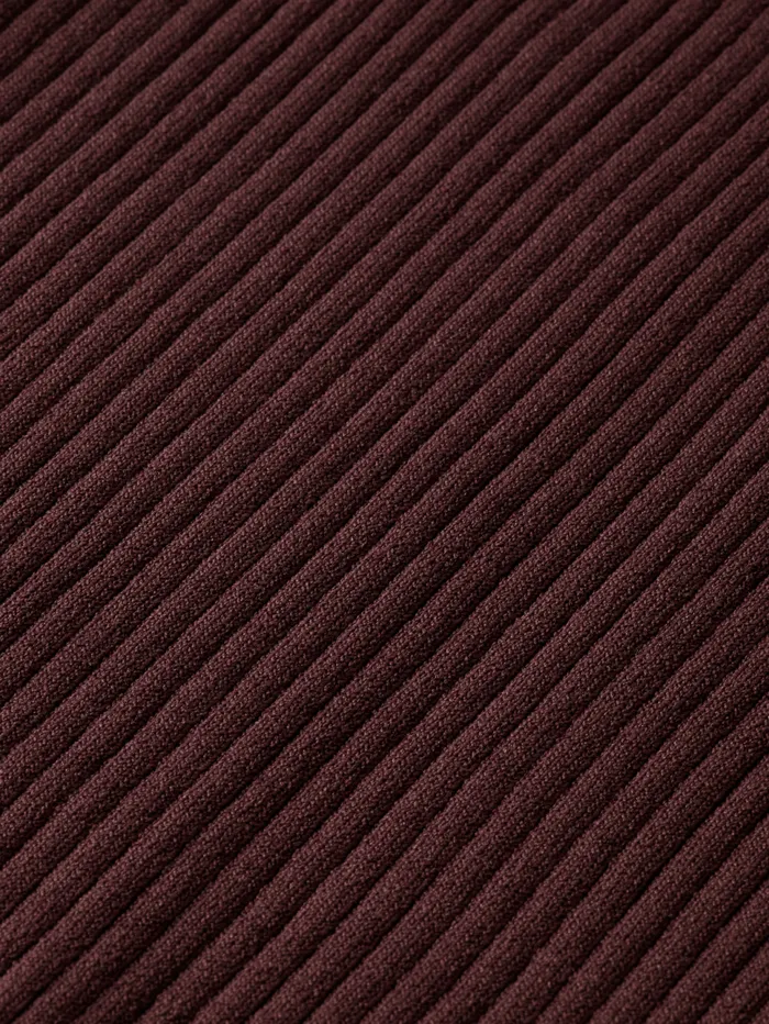 RIBBED KNITTED TANK Wine Women Scotch and Soda Tops and TShirts