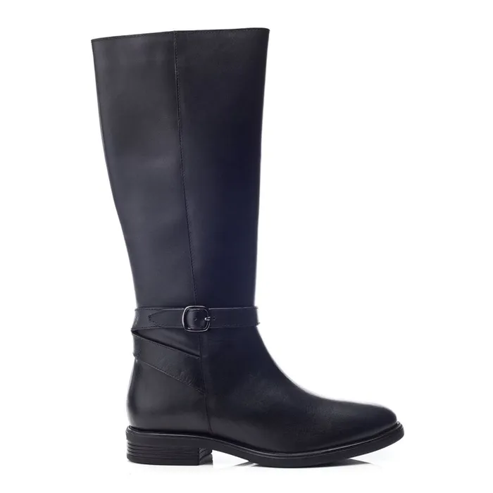 Riding And Flat Boots Women Moda In Pelle Bsoleful BDublin Black Leather