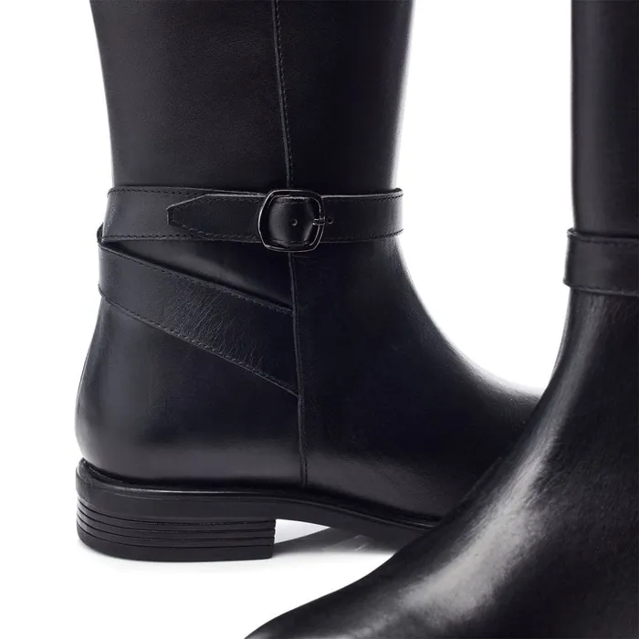 Riding And Flat Boots Women Moda In Pelle Bsoleful BDublin Black Leather