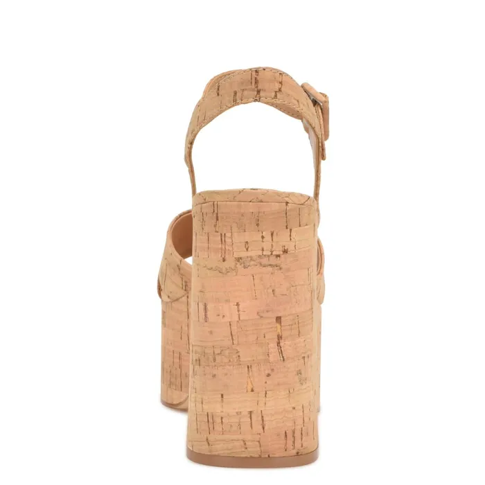 Rilay Platform Sandals Natural Cork Women Nine West Platforms Rilay Platform Sandals Natural Cork Women Nine West Platforms