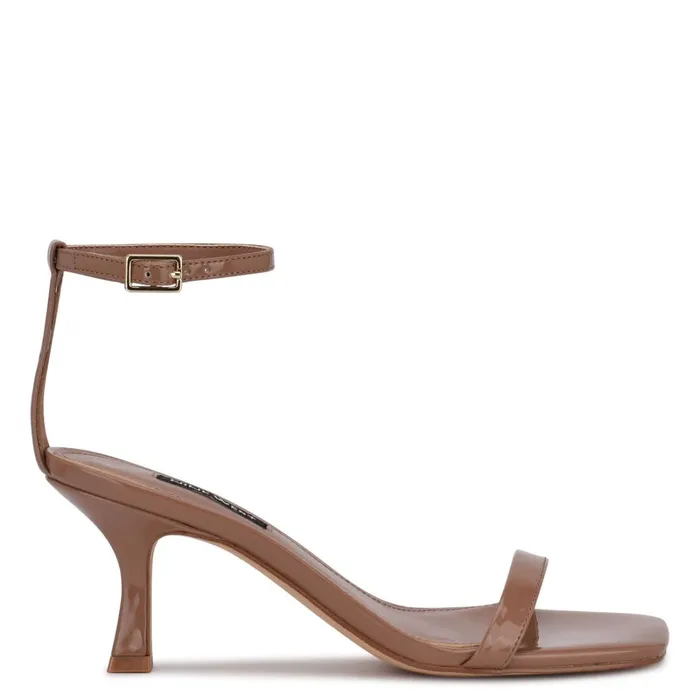 Ripe Heeled Sandals Clay Patent Women Nine West Dress