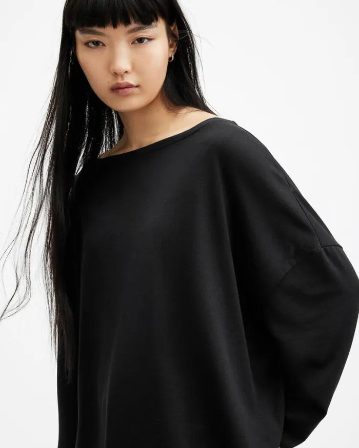 Rita TShirt Black Women AllSaints TShirts