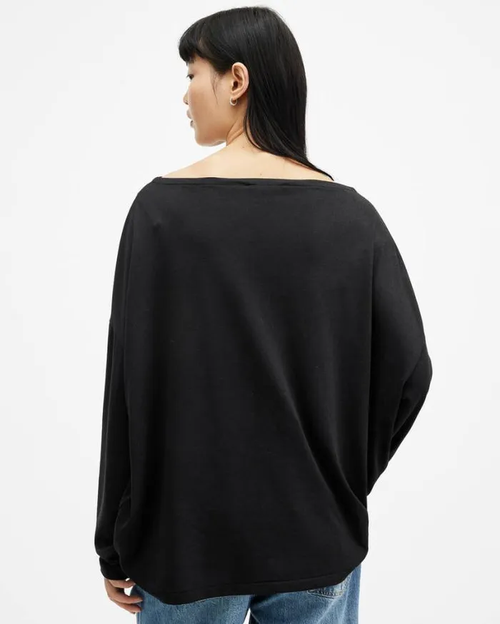 Rita TShirt Black Women AllSaints TShirts