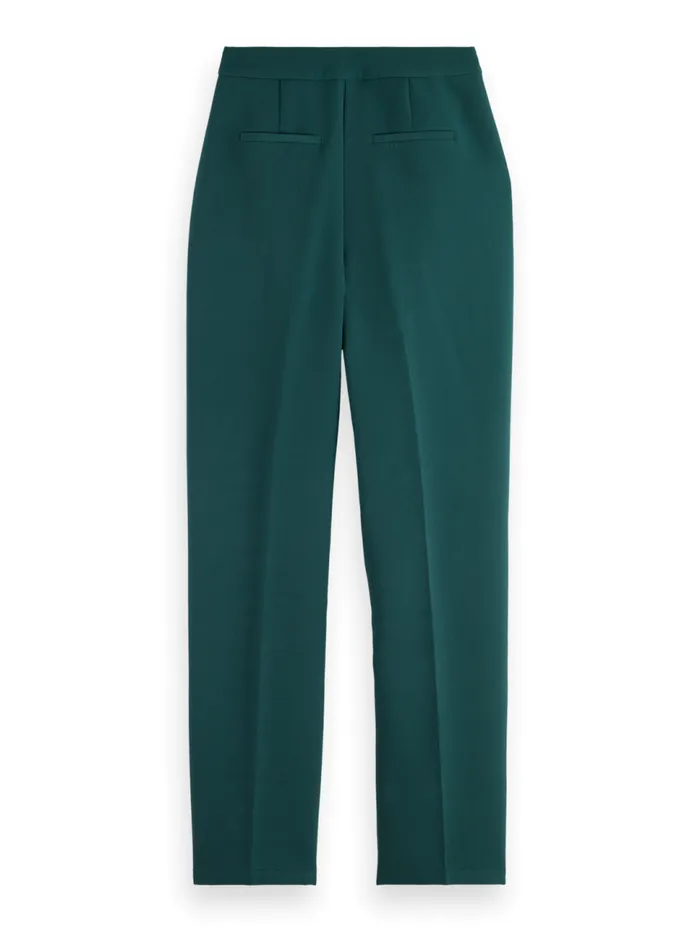 ROBYN RELAXED POLY CREPE PANT Cypress Green Women Scotch and Soda Pants