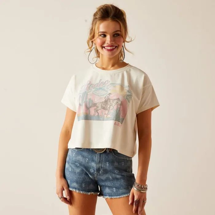 Rodeo Bound TShirt Pristine Women Ariat TShirts and Tops