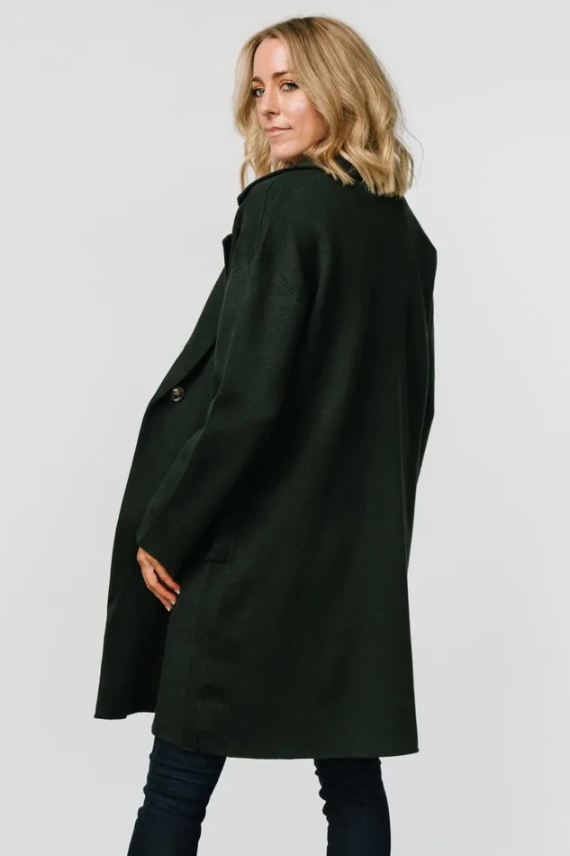 Roland Long Jacket Dark Green Women Baltic Born Outerwear Roland Long Jacket Dark Green Women Baltic Born Outerwear