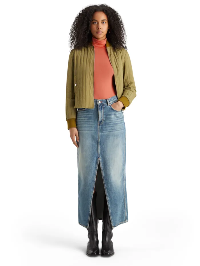 Roll Up Neck Long Sleeve Tshirt Negroni Women Scotch and Soda Tops and TShirts Roll Up Neck Long Sleeve Tshirt Negroni Women Scotch and Soda Tops and TShirts