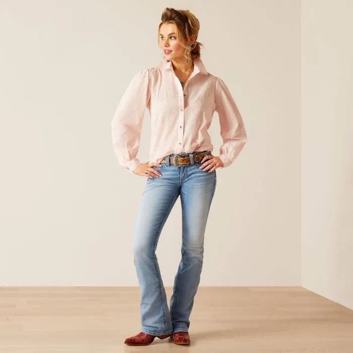 Romantic Shirt Icy Pink Women Ariat TShirts and Tops Romantic Shirt Icy Pink Women Ariat TShirts and Tops