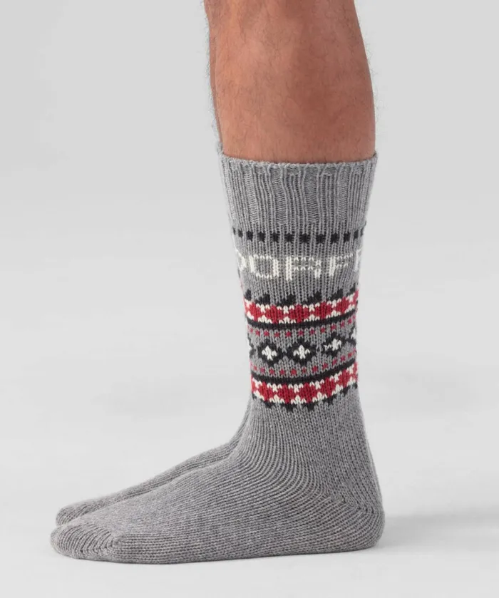 Ron Dorff Fjllsocks W Nordic Pattern Grey Melange Men Sneakers and Sports Socks Ron Dorff Fjllsocks W Nordic Pattern Grey Melange Men Sneakers and Sports Socks