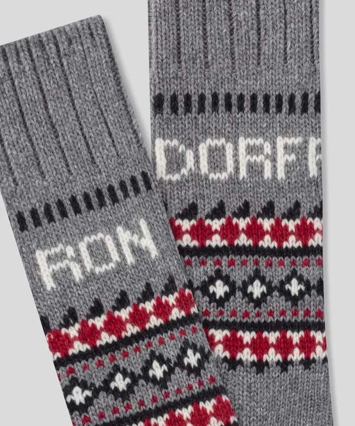 Ron Dorff Fjllsocks W Nordic Pattern Grey Melange Men Sneakers and Sports Socks Ron Dorff Fjllsocks W Nordic Pattern Grey Melange Men Sneakers and Sports Socks