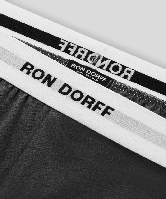 Ron Dorff RON DORFF Pyjama Shorts Black Men Shorts