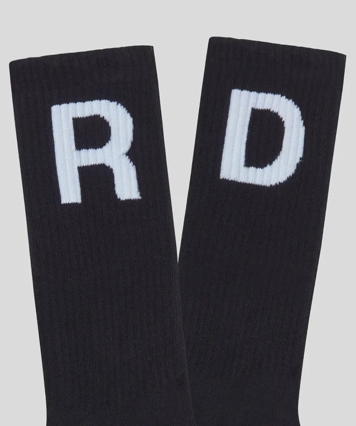 Ron Dorff Sports Socks RD Black Men Sneakers and Sports Socks
