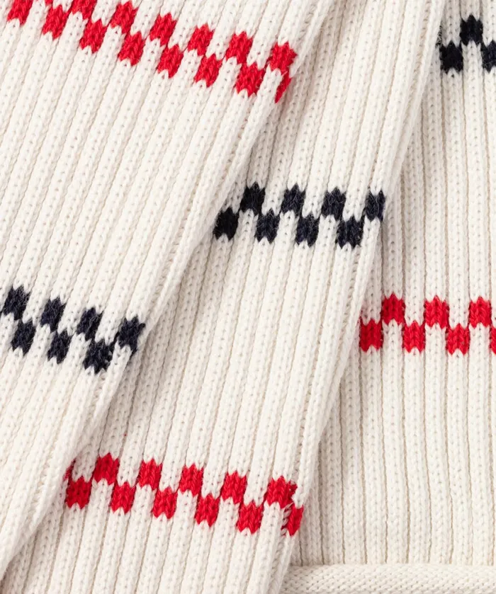 Ron Dorff Swedish Fisherman Cotton Sweater Off White Men Cashmere and Knitwear Tops