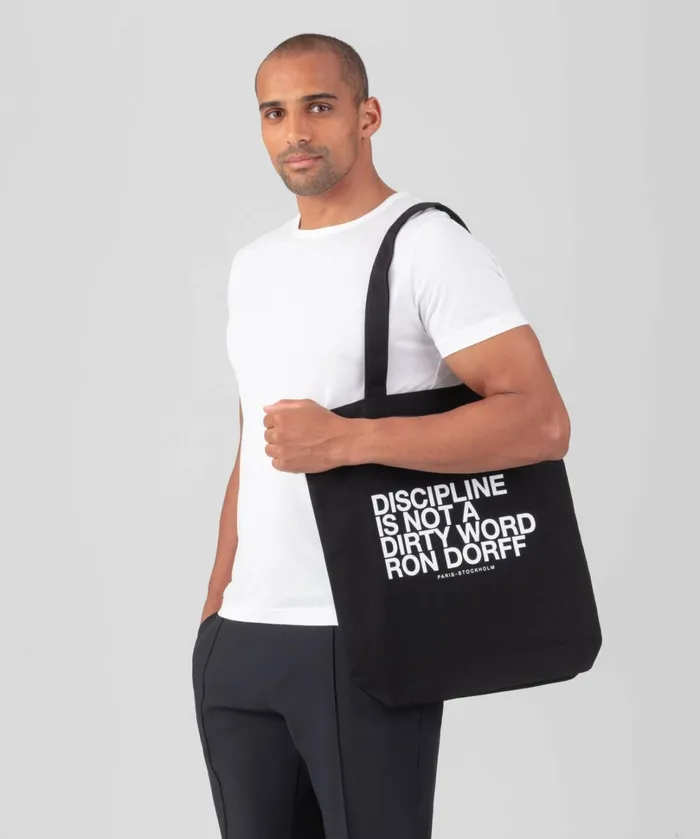 Ron Dorff Tote Bag DISCIPLINE Black Men Bags