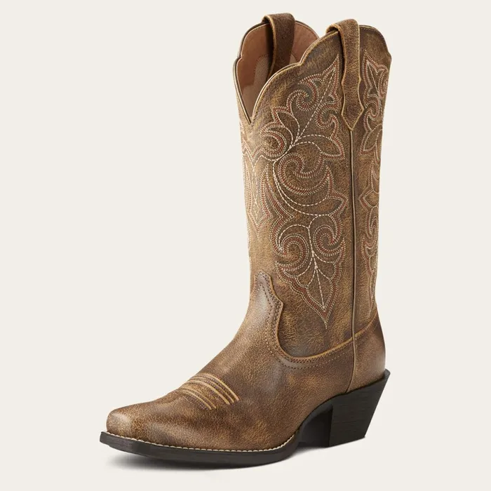 Round Up Square Toe Western Boot Vintage Bomber Women Ariat Western Boots
