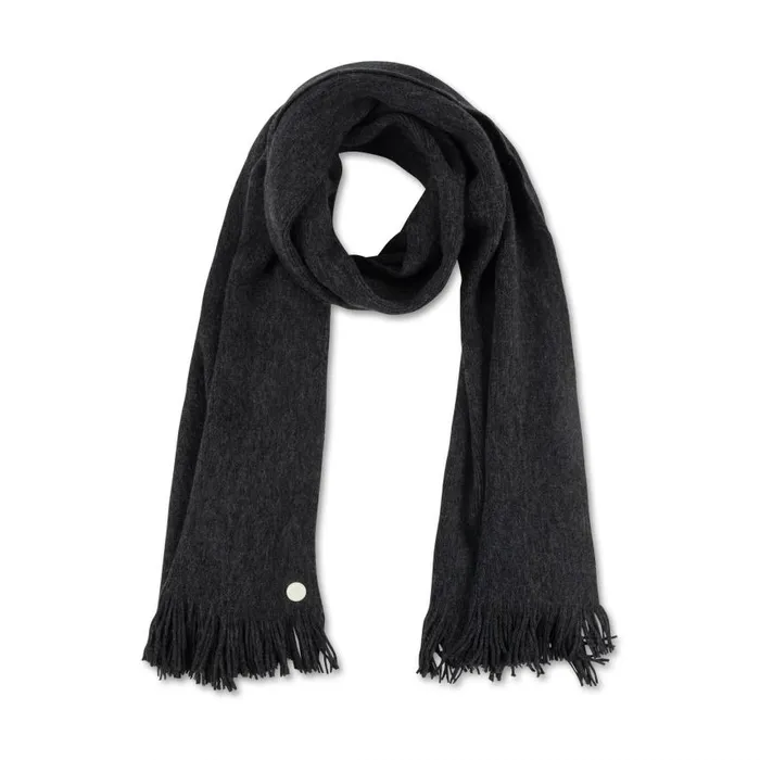 SandS OVERSIZED SCARF Dark Grey Women Scotch and Soda Hats Scarves and Gloves