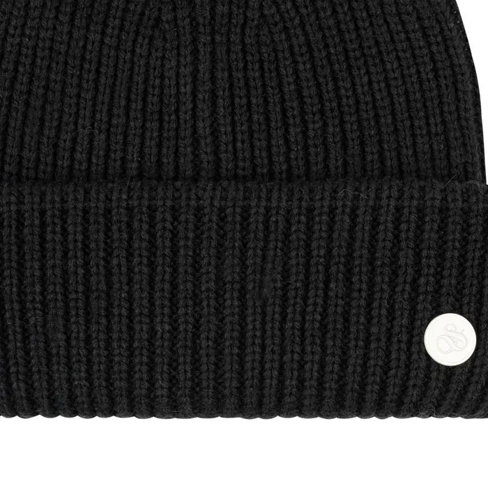 SandS RIVET CUFF BEANIE Navy Women Scotch and Soda Hats Scarves and Gloves