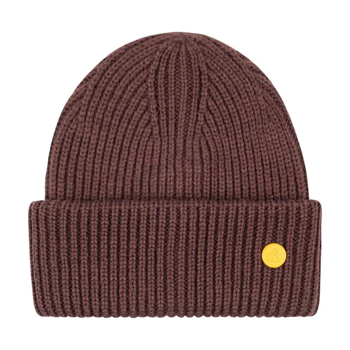 SandS RIVET CUFF BEANIE Navy Women Scotch and Soda Hats Scarves and Gloves